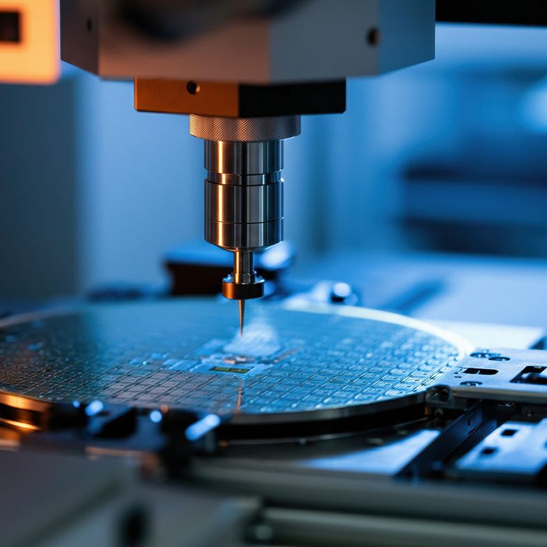 Precision machinery in a semiconductor manufacturing process