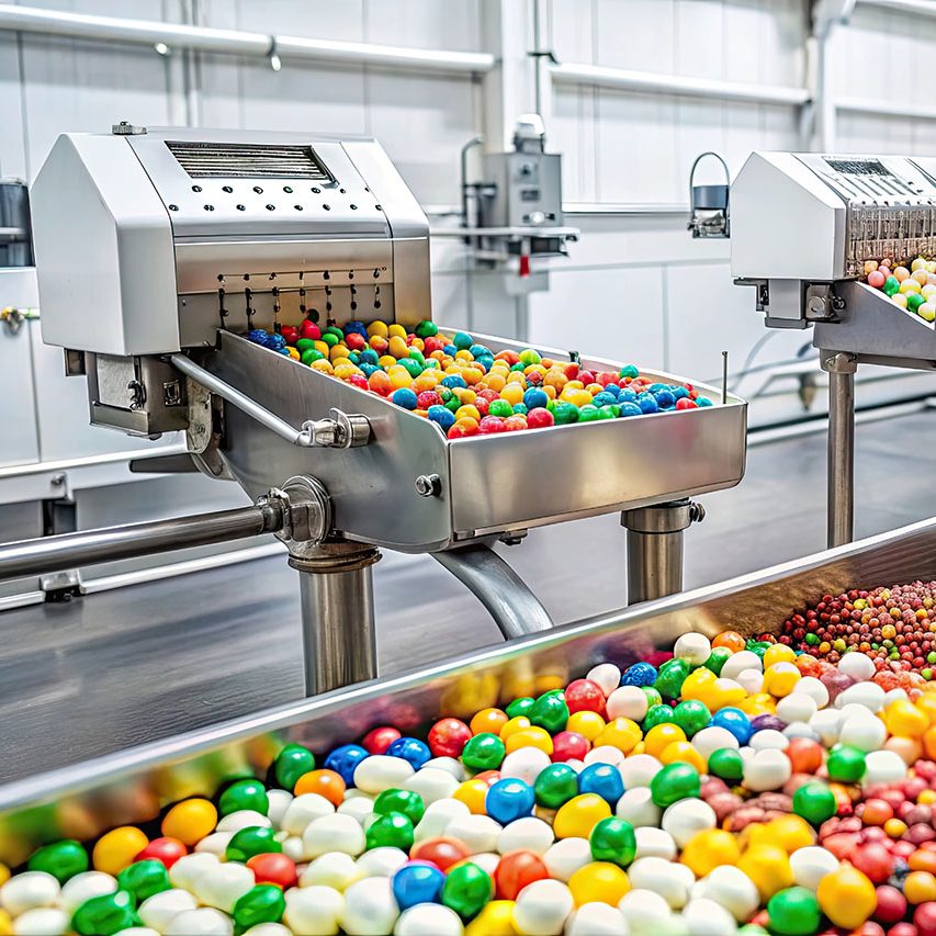 Automatic candy plant factory producing sweet and delicious conf Automatic candy plant factory producing sweet and delicious conf