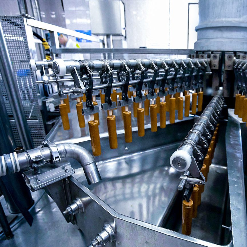 Automatic production line of fruit ice cream Automatic production line of fruit ice cream